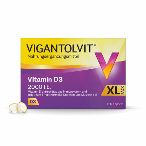 VIGANTOLVIT 2000 I.E. (масляный витамин D3), 120 капсул­